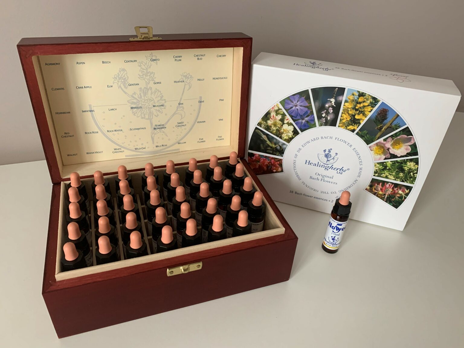 coffret fleurs de bach HEALING